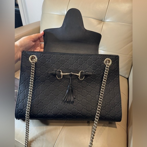 Gucci Emily Guccissima Chain Shoulder bag pristine condition authentic RARE - Picture 8 of 16